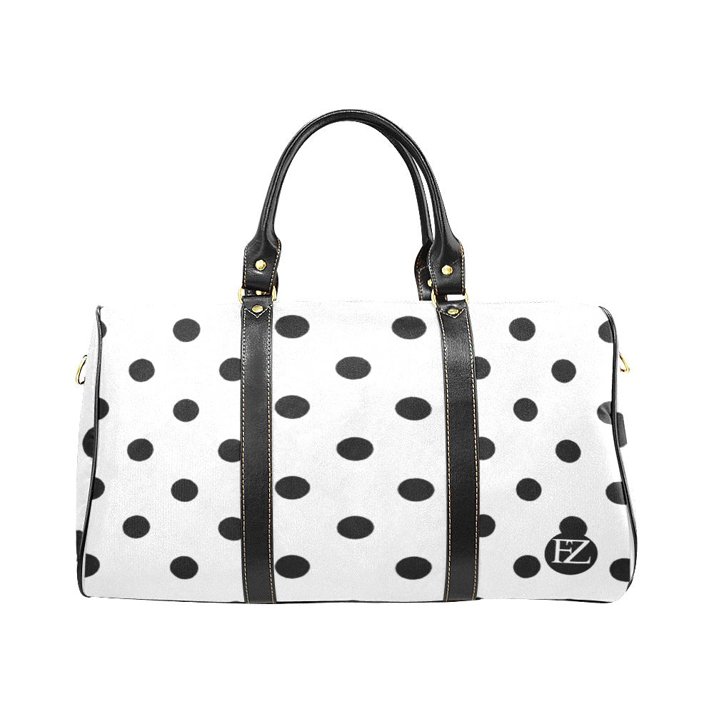 fz dot travel bag 2 one size / fz white dot travel bag travel bag (black) (model1639)