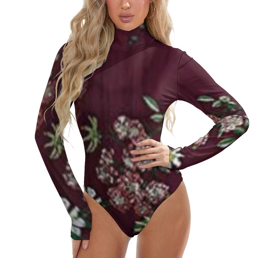 FZ Women's Turtleneck Long Sleeve Bodysuit - FZwear