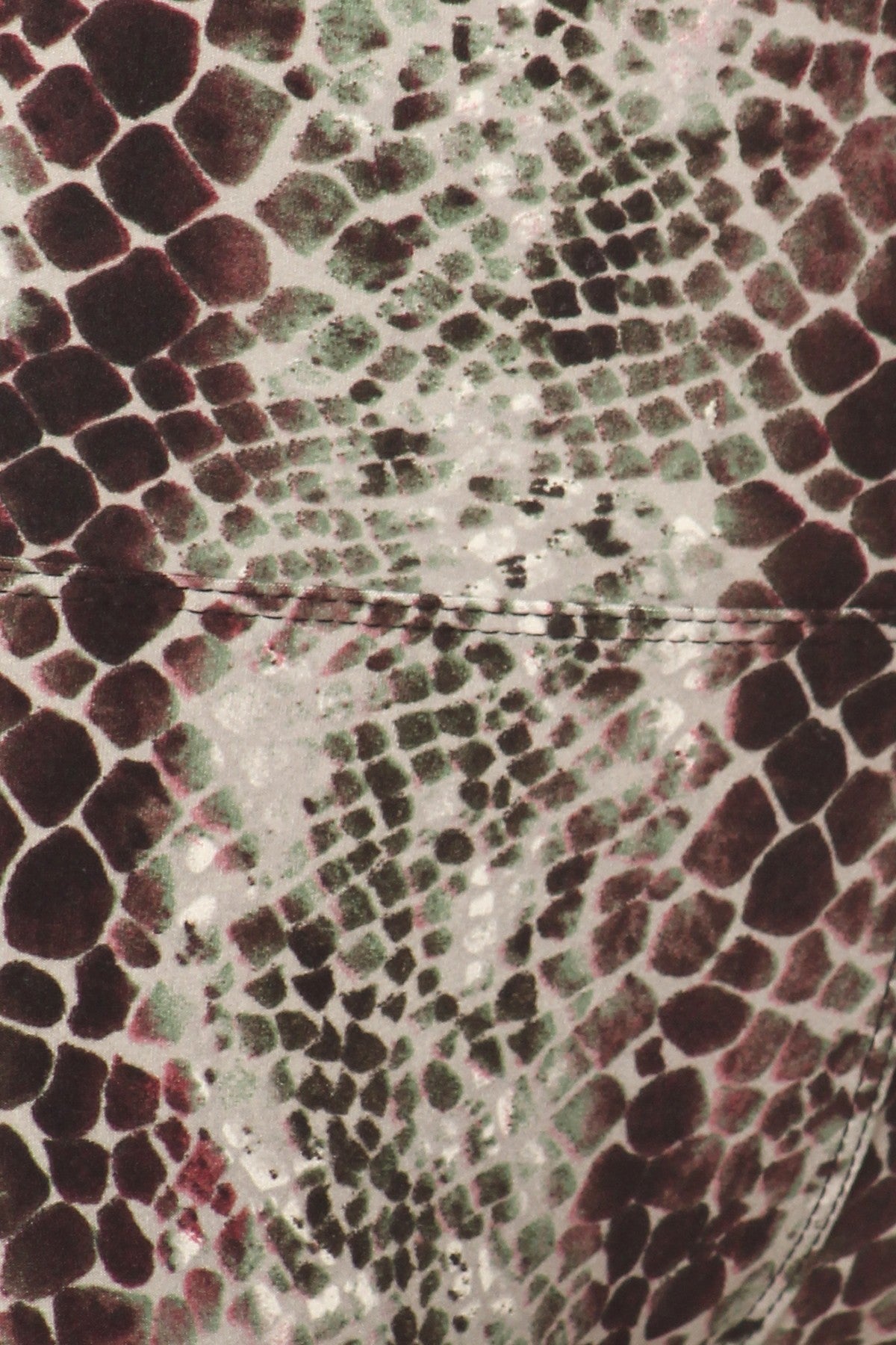 FZ Women's Banded Lined Snakeskin Printed Knit Leggings - FZwear