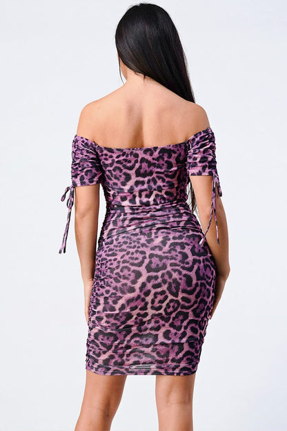 fz women's leopard print dress