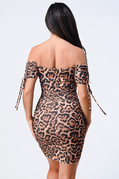 fz women's leopard print dress