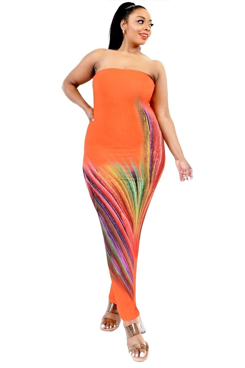 fz women's plus size sleeveless maxi dress