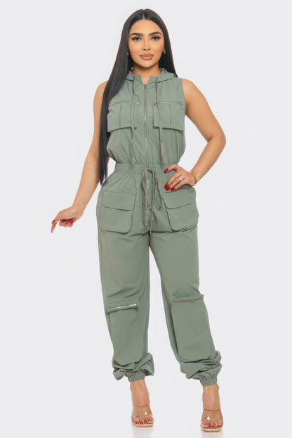 FZ Women's Casual stylish Cargo Jumpsuit - FZwear