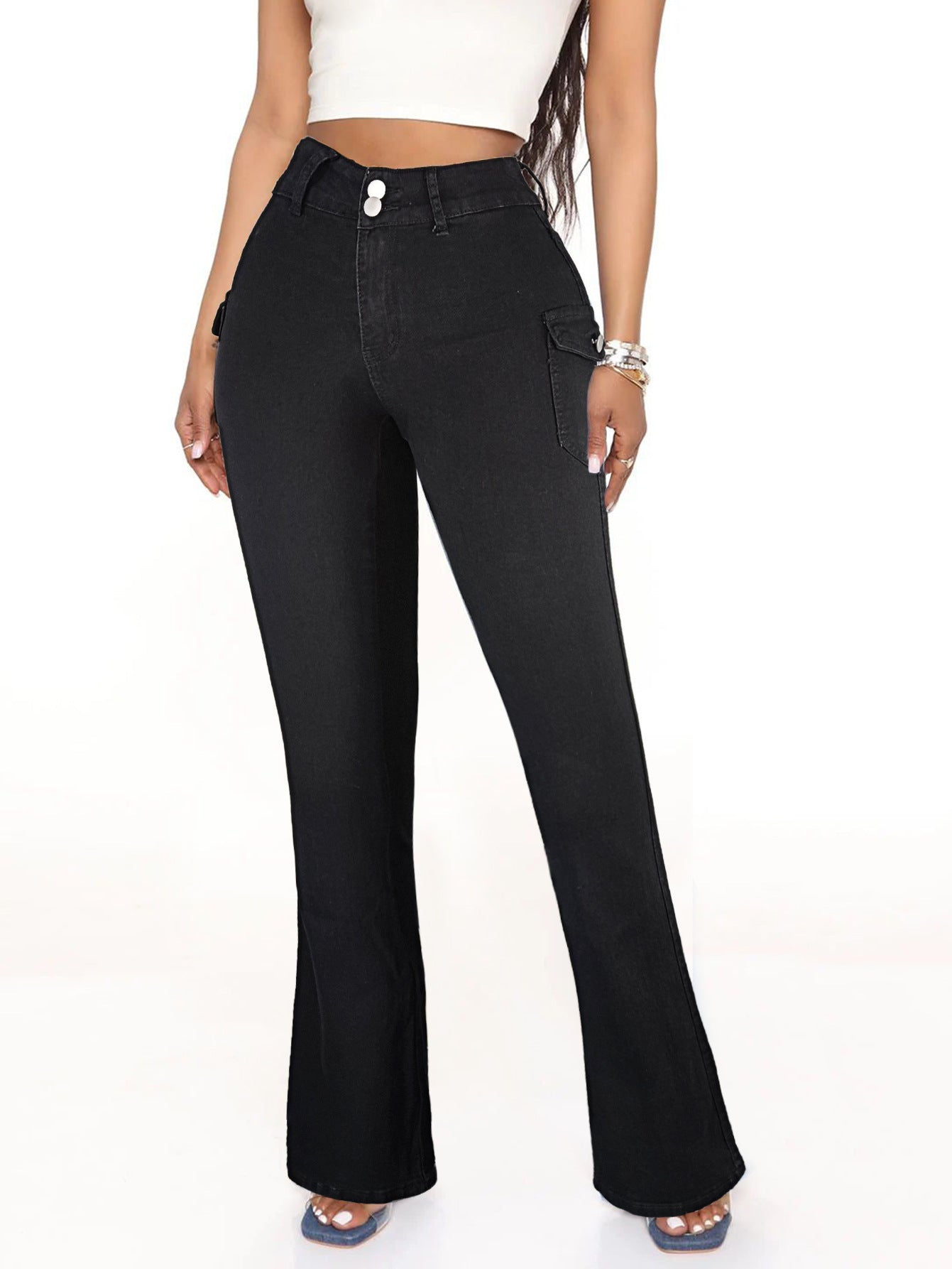 FZ Women's High Slim Denim Bootcut Pants - FZwear