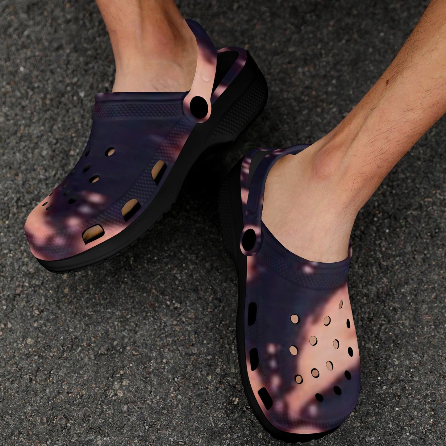 fz unisex sandals - abstract 2 custom print adults clogs
