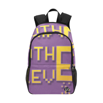fz yellow levels backpack one size / fz levels backpack - purple all-over print unisex casual backpack with side mesh pockets (model 1659)