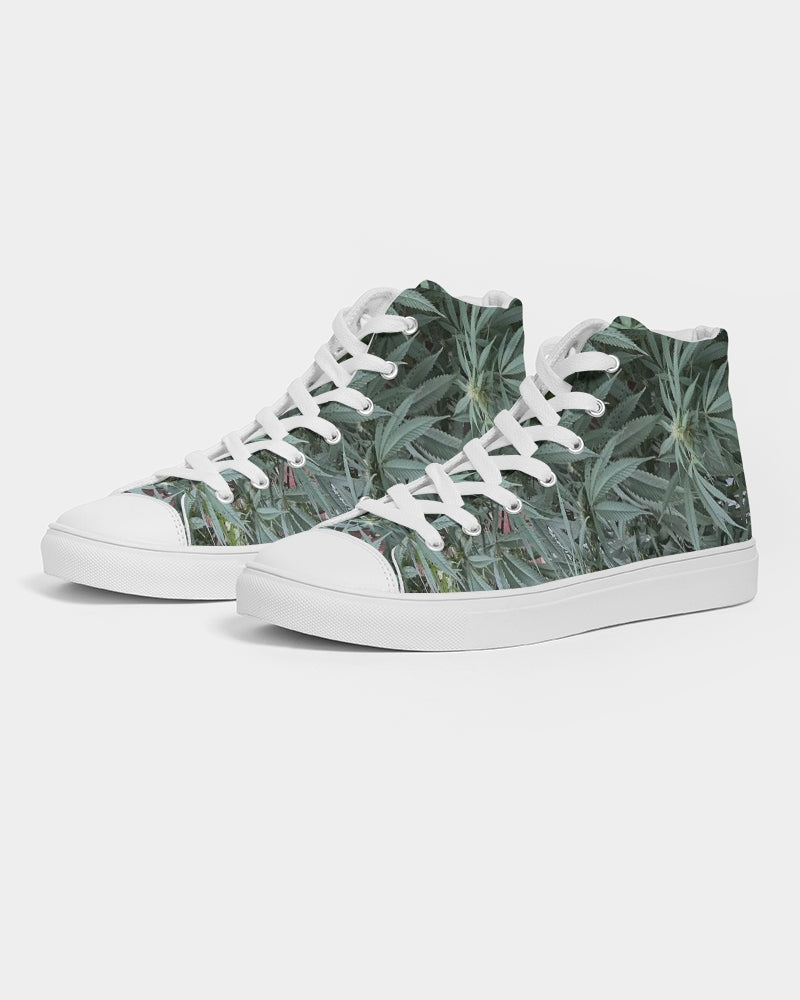 fz brain food men's hightop canvas shoe