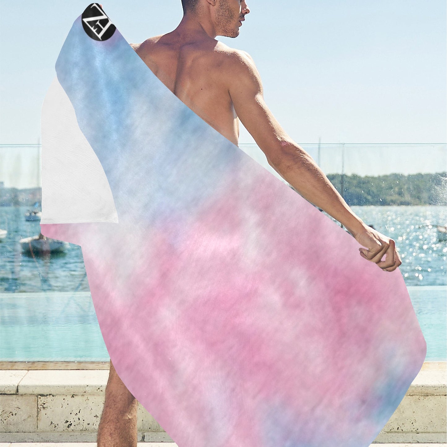 fz beach towel beach towel 32"x 71"(made in queen)