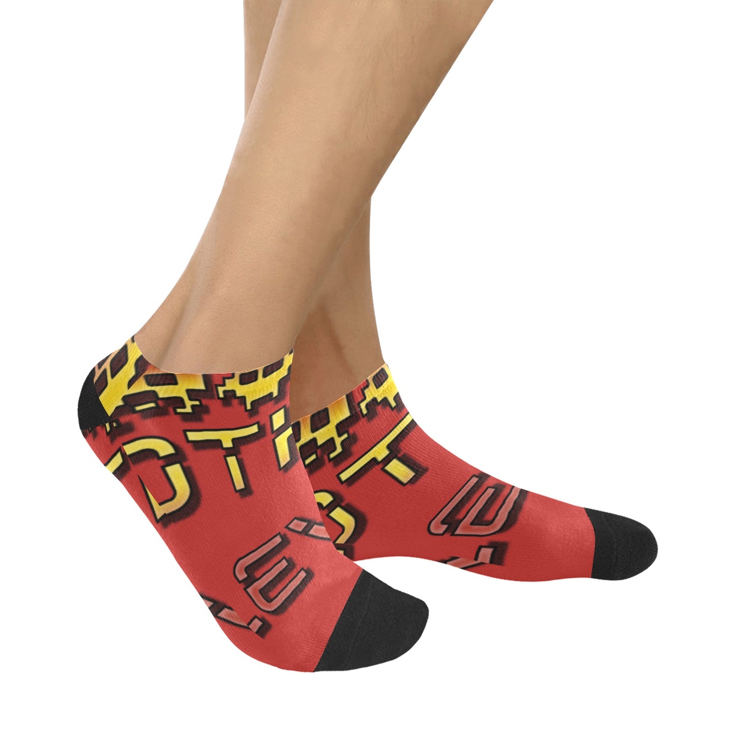fz men's levels ankle socks one size / fz levels socks - red men's ankle socks