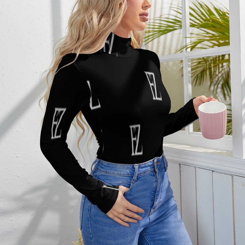 FZ Women's Turtleneck Long Sleeve Bodysuit - FZwear