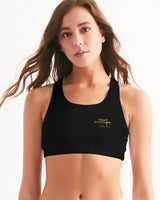 black zone women's seamless sports bra