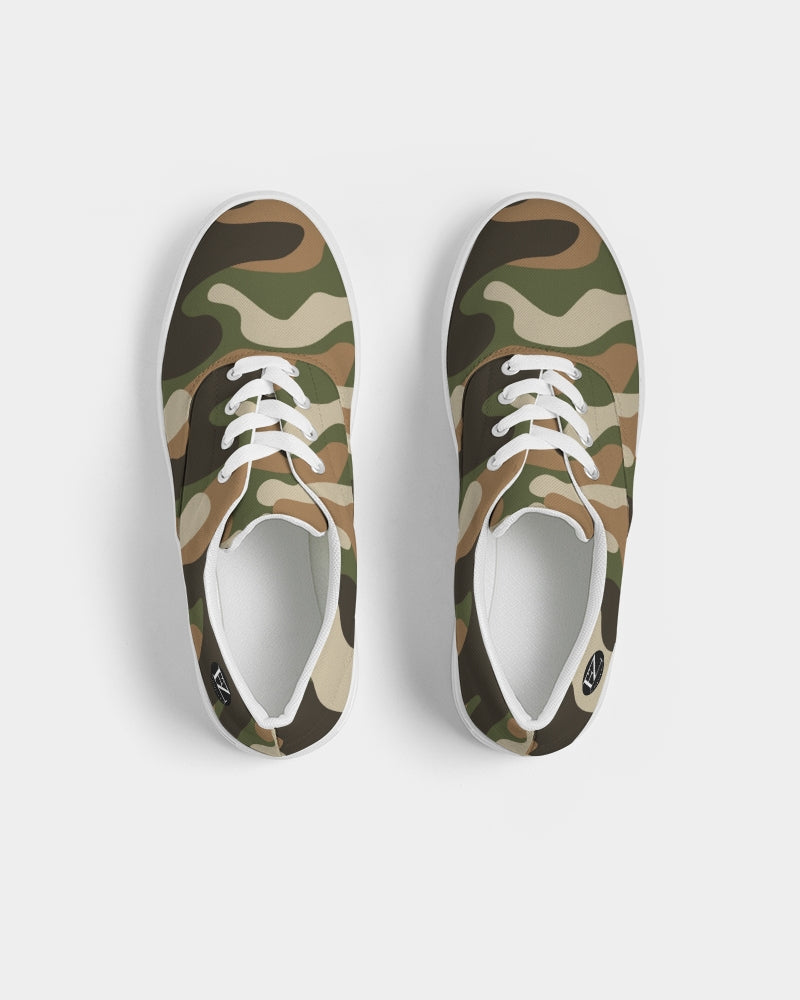 army flite men's lace up canvas shoe