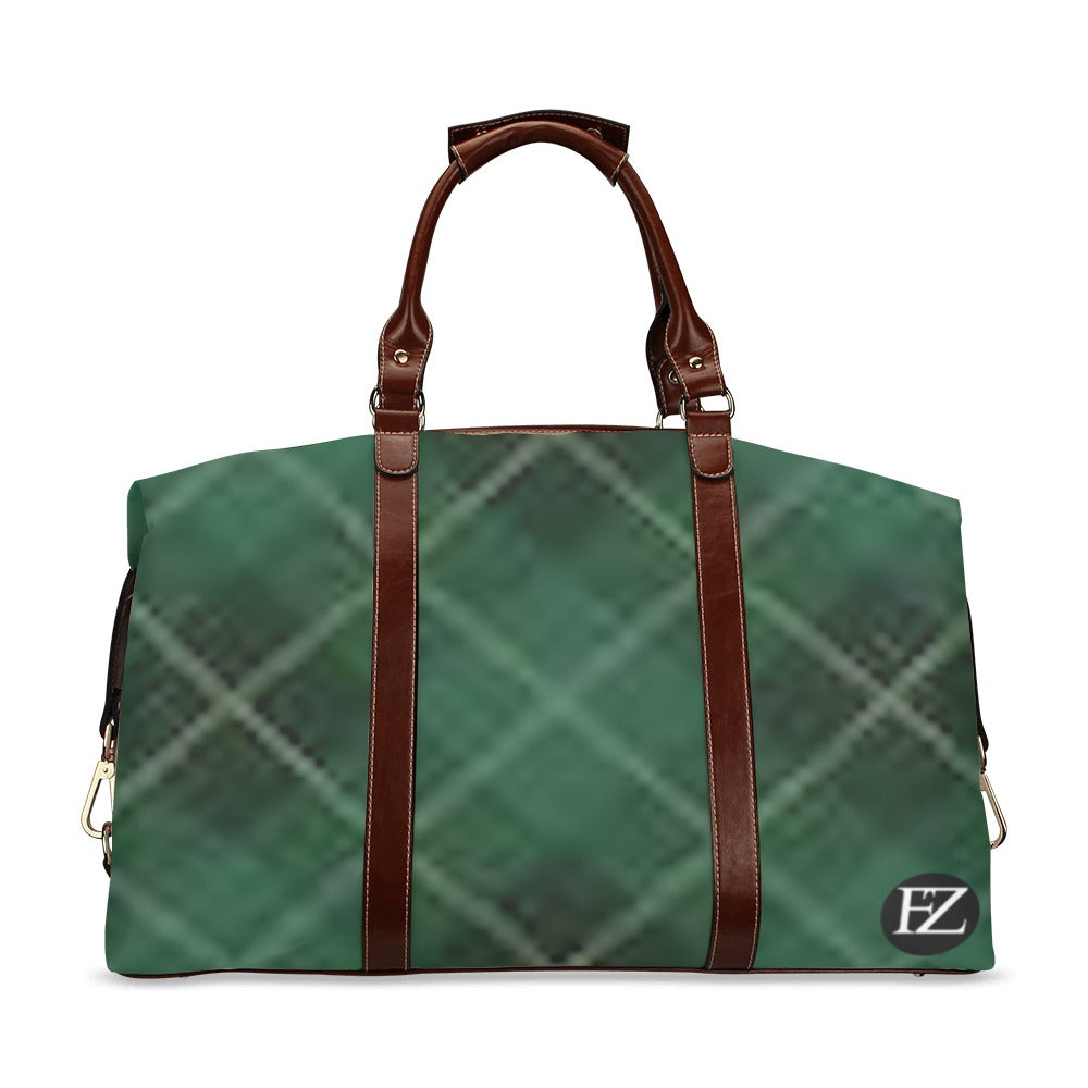 fz plaid travel bag flight bag(model 1643)