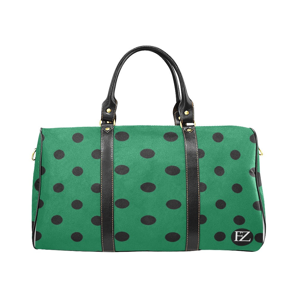 fz dot travel bag 2 one size / fz green dot travel bag travel bag (black) (model1639)