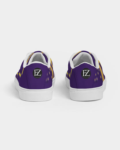 purple flite women's faux-leather sneaker
