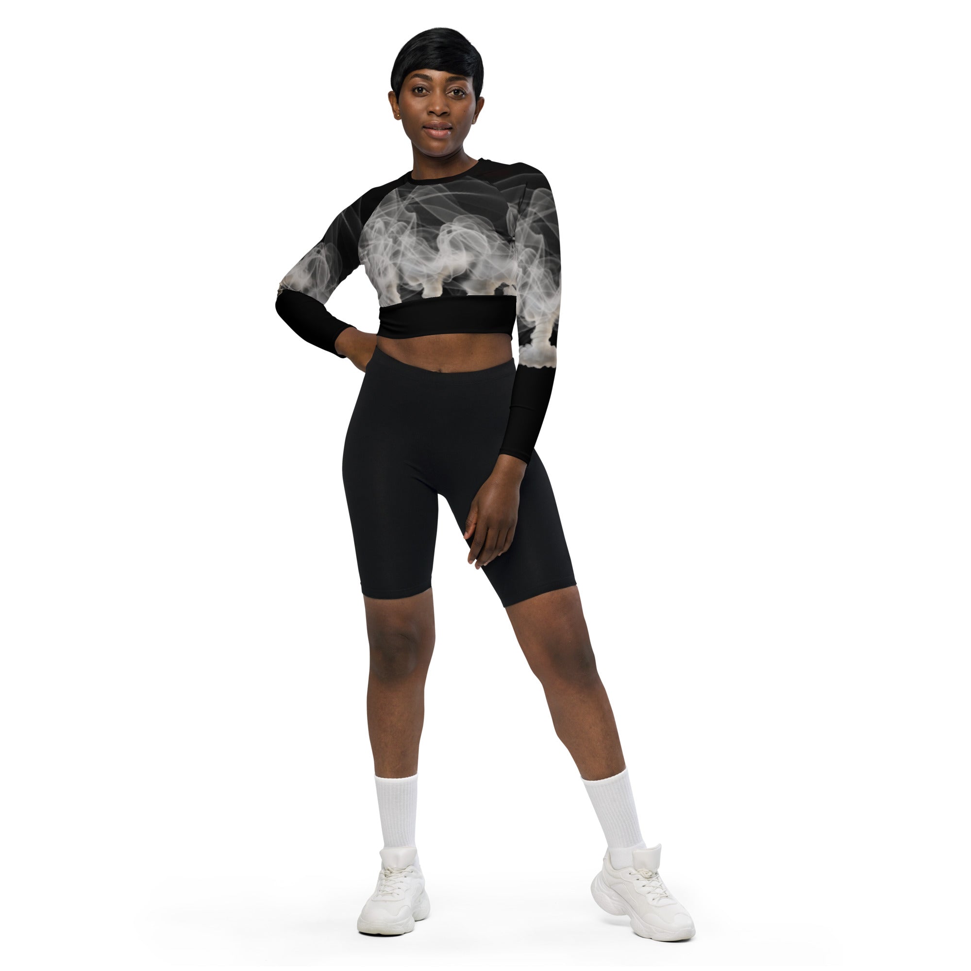FZ Women's  long-sleeve crop top - FZwear