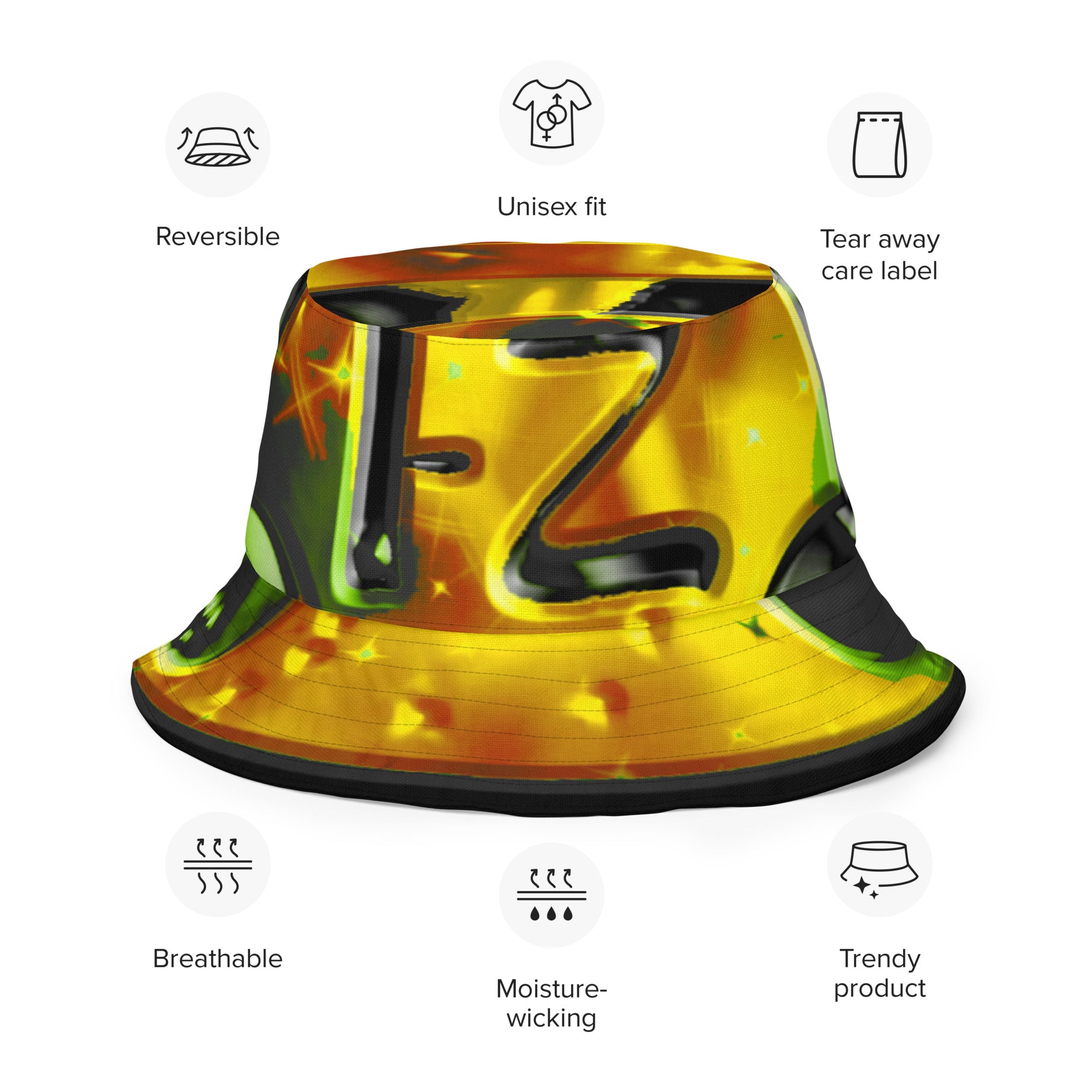 FZ Unisex Reversible bucket hat - FZwear