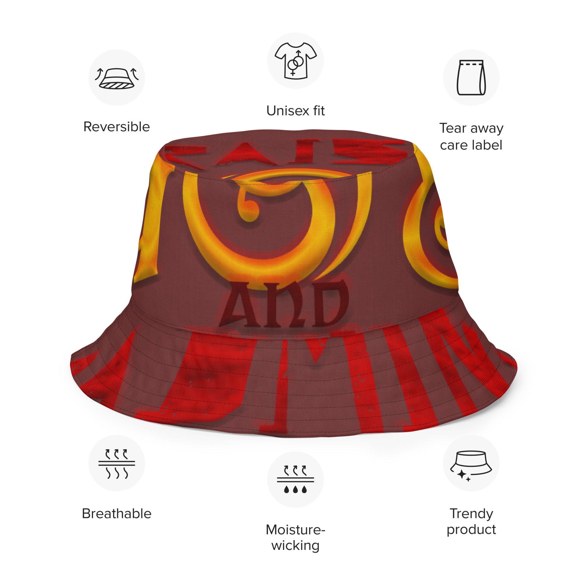 FZ Unisex Reversible bucket hat - FZwear