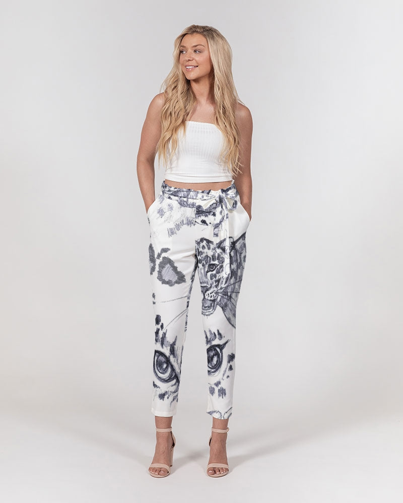 custom flite women's belted tapered pants