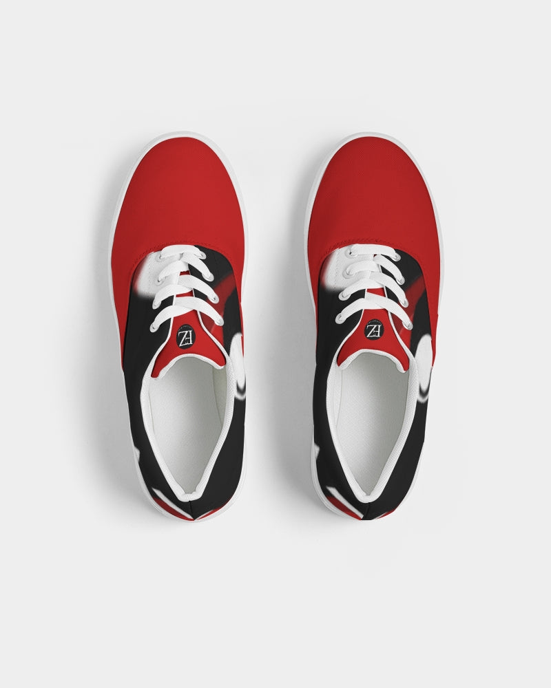 red zone women's lace up canvas shoe
