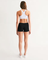 mind zone women's mid-rise yoga shorts