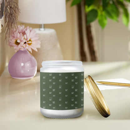 fz cented candles - green custom scented candle (made in queen)