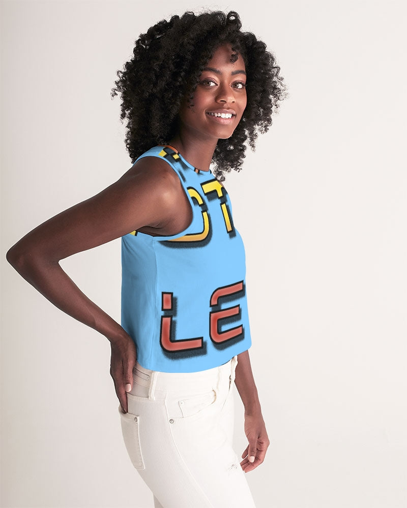 blue sky zone women's cropped tank