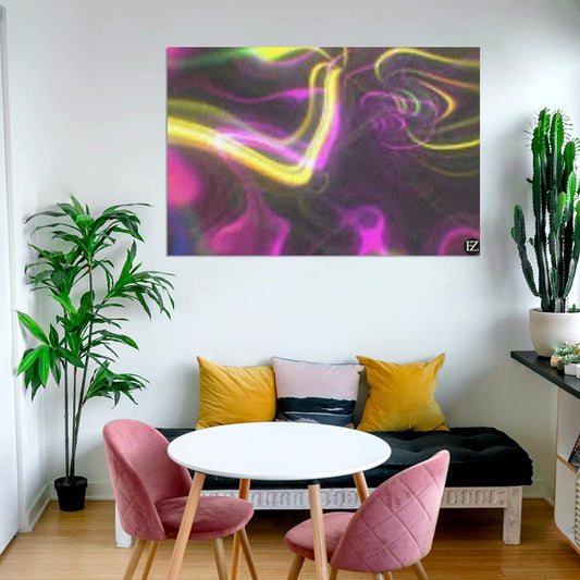 fz zone portrait abstract upgraded frame canvas print 48"x32"(made in queen)
