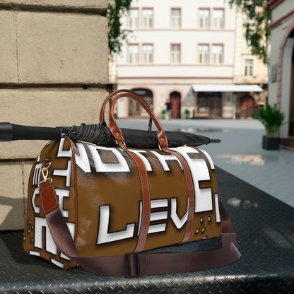 fz white levels designer travel bag 20" x 12" / brown