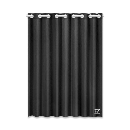 fz window curtain one size / fz room curtains - black window curtain 52" x 72" (one piece)