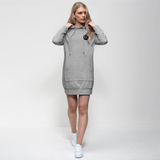 fz women's custom hoodie dress