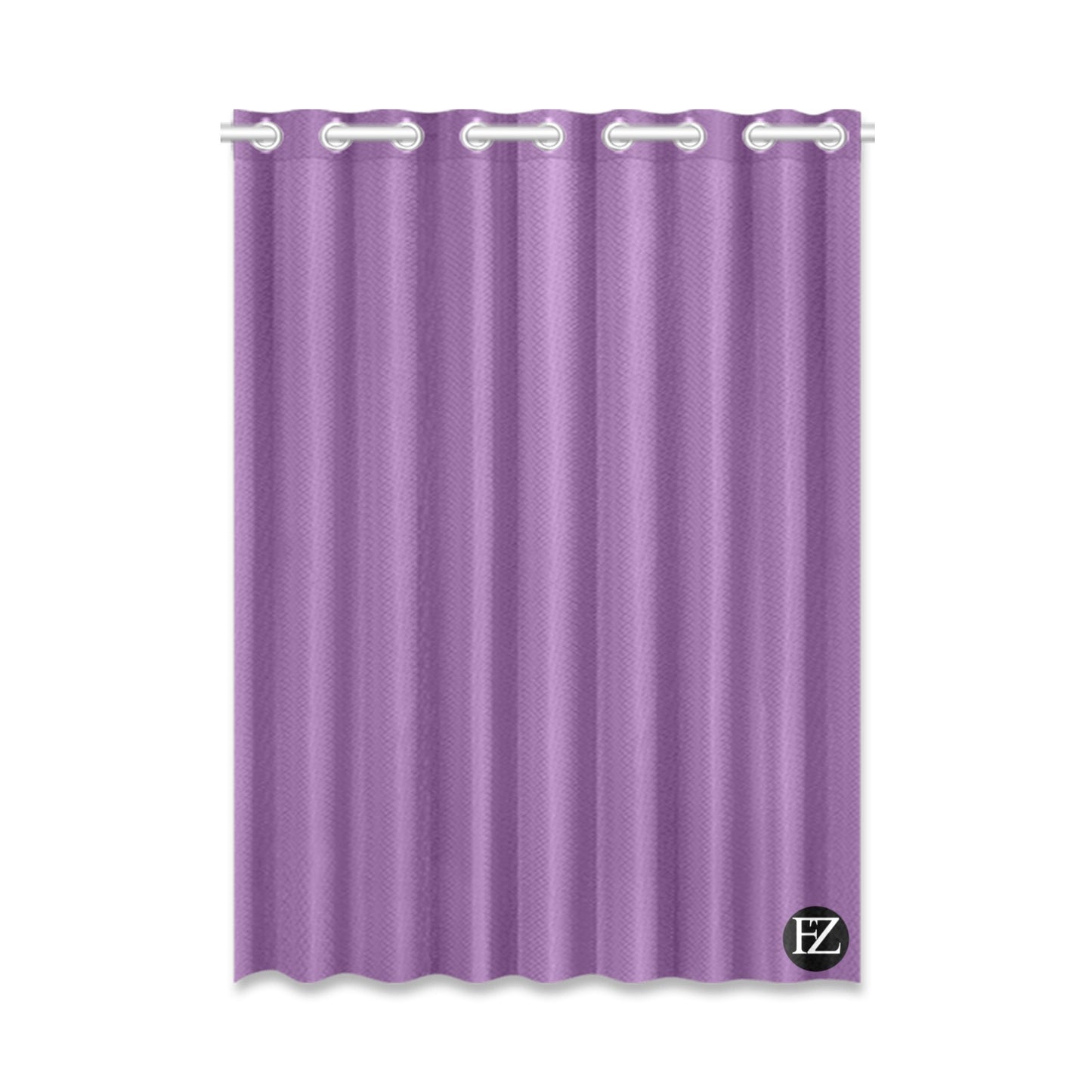 fz window curtain one size / fz room curtains - purple window curtain 52" x 72" (one piece)