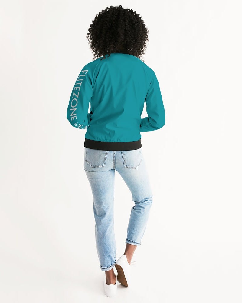 blue sky women's bomber jacket