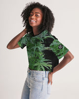 the bud - darker shade women's lounge cropped tee