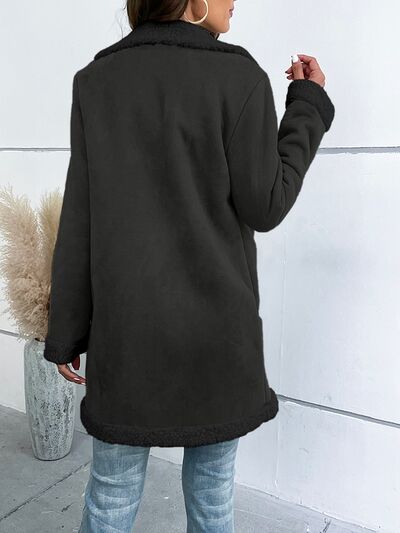 FZ Women's Contrast Button Up Long Sleeve Jacket - FZwear