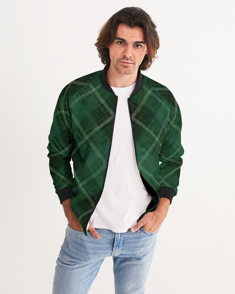 fzwear plaid men's bomber jacket