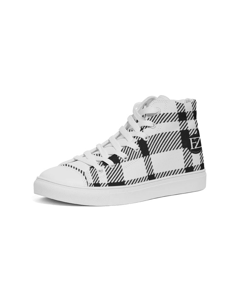 plaid flite too women's hightop canvas shoe