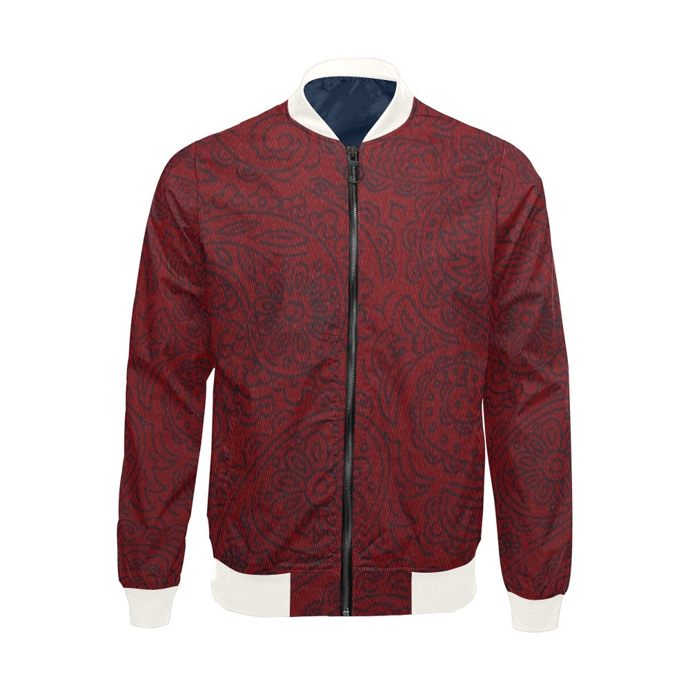 fz men's designer jacket men's all over print casual jacket (model h19)