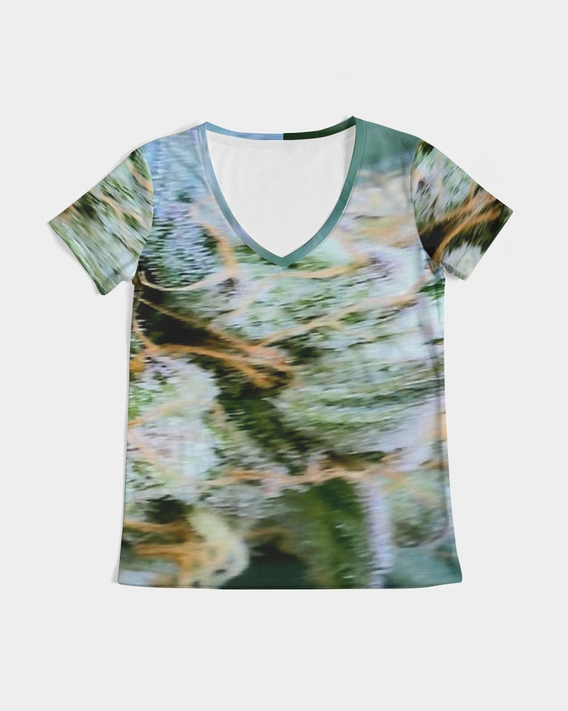 fz nature upgraged women's v-neck tee