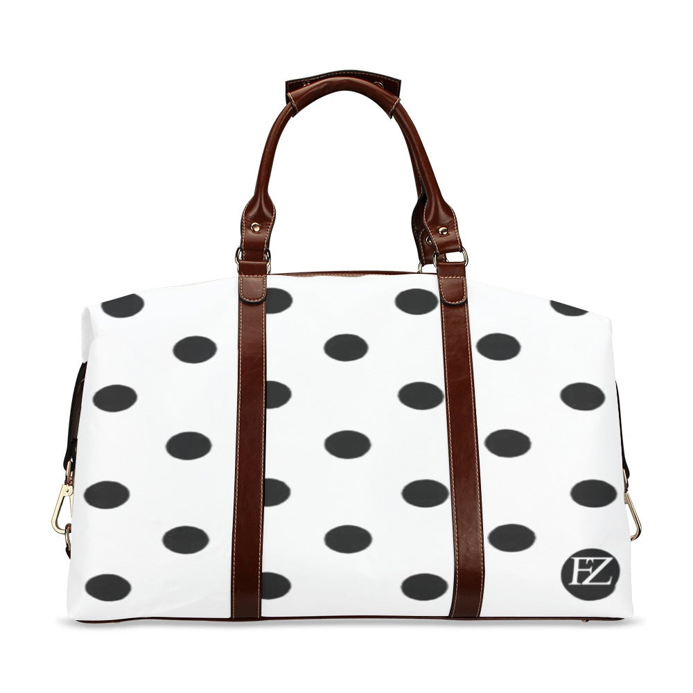 fz dot original travel bag one size / fz white dot original travel bag flight bag(model 1643)