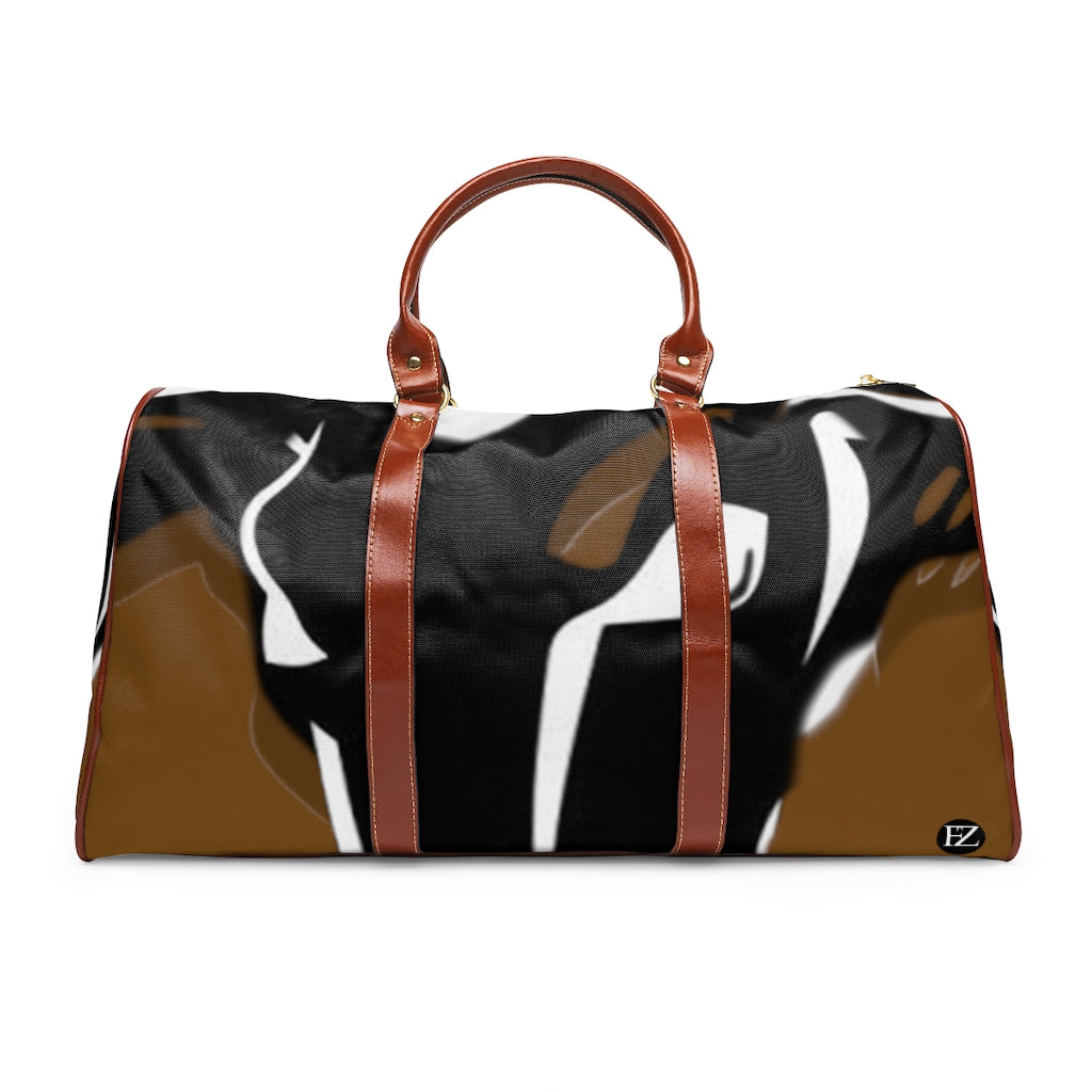 fz bull designer travel bag 20" x 12" / brown