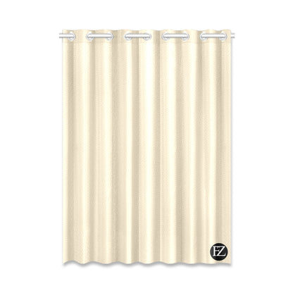fz window curtain one size / fz room curtains - creme window curtain 52" x 72" (one piece)