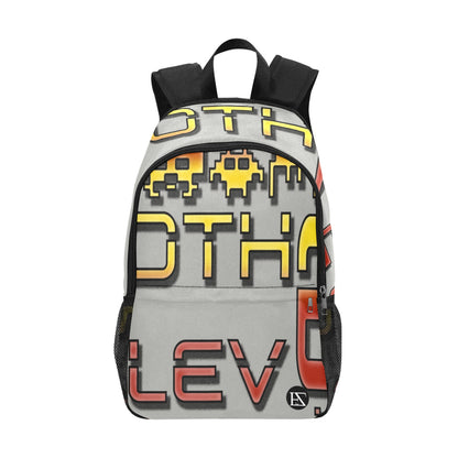 fz red levels backpack one size / fz levels backpack - grey all-over print unisex casual backpack with side mesh pockets (model 1659)