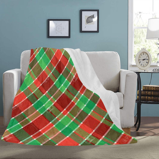 fz christmas blanket ultra-soft micro fleece blanket 60" x 80"(made in queen)