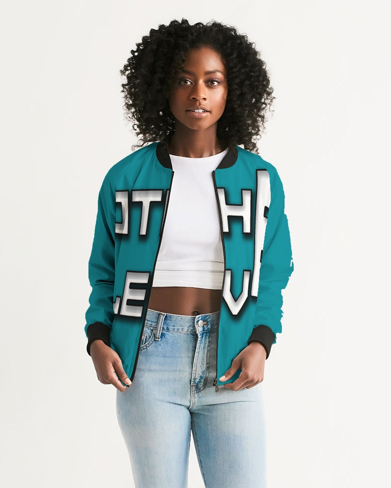 blue sky women's bomber jacket