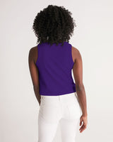 purple flite reloaded women's cropped tank