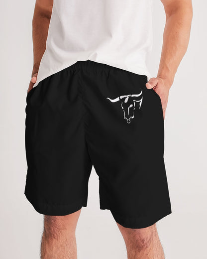 smokin black men's jogger shorts