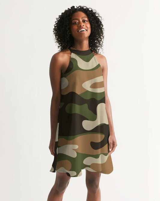 army flite women's halter dress