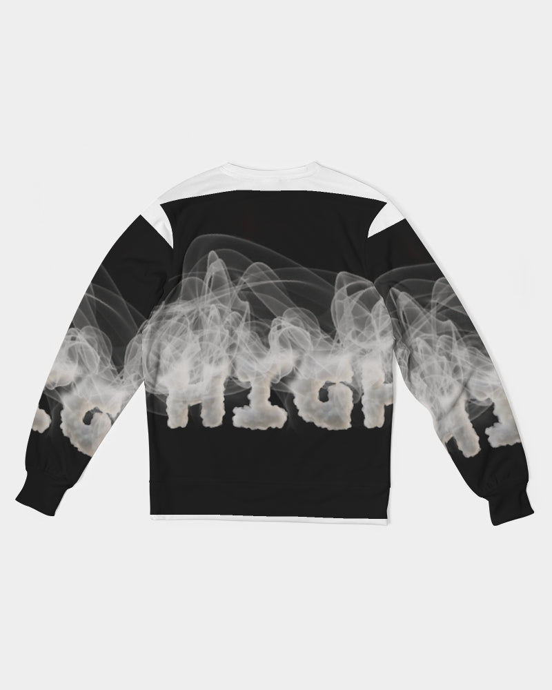 high grade men's classic french terry crewneck pullover