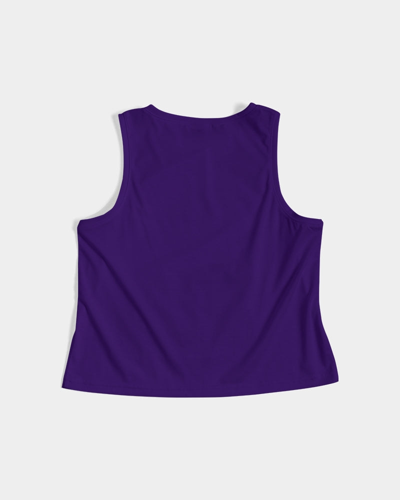 purple flite reloaded women's cropped tank